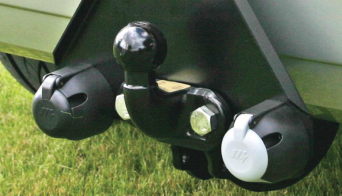 Towbar wiring and electrics socket